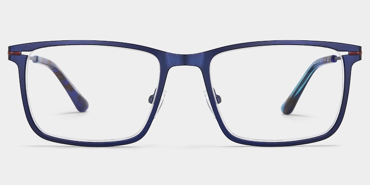Roxana Rectangle Blue Glasses