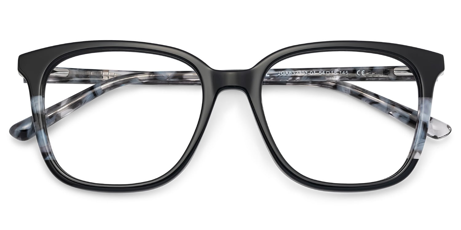 Finnley Square Black Glasses2
