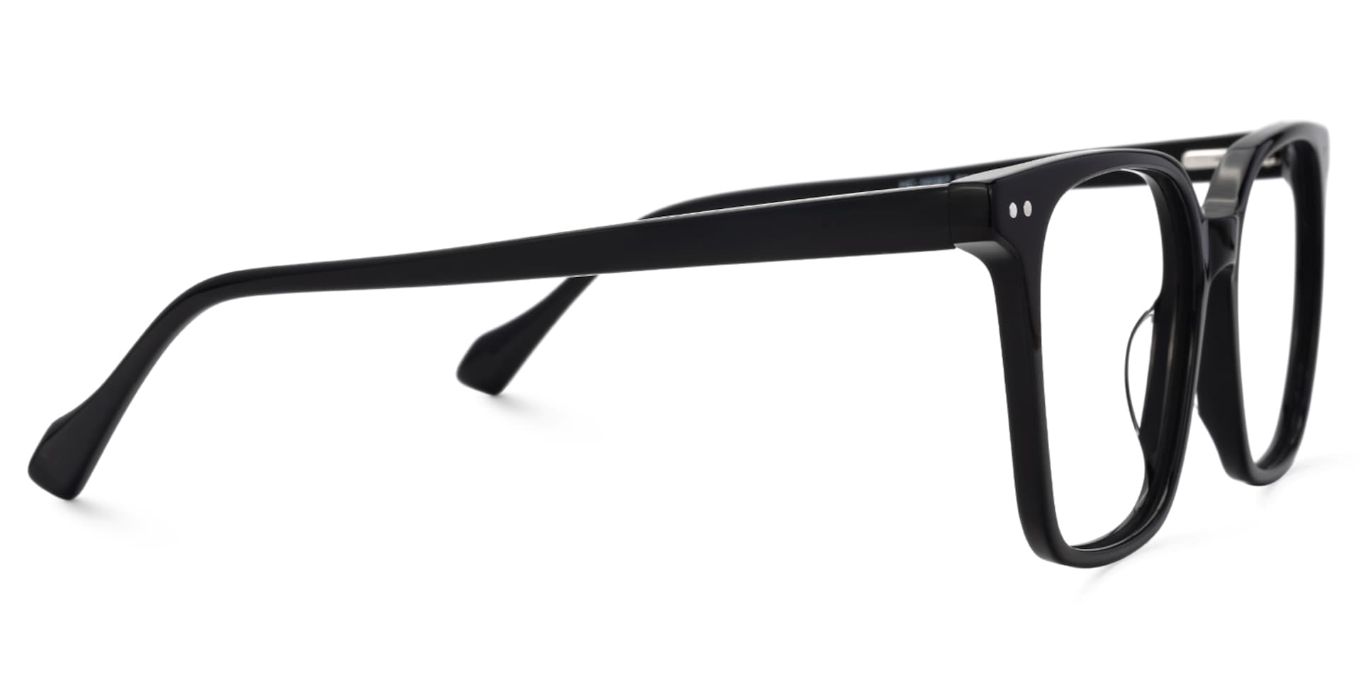 Square Black Acetate Eyeglasses Frames3