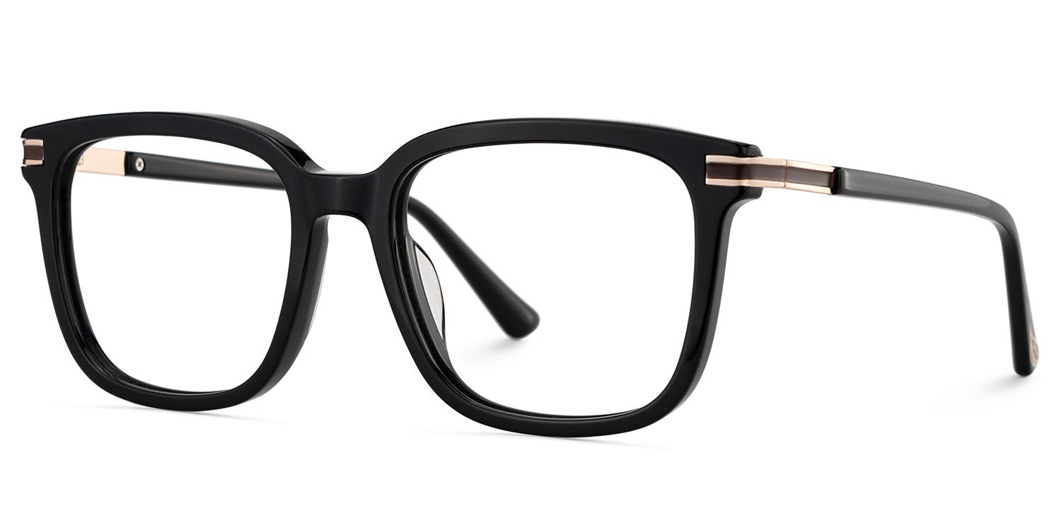 Kenny Square Glasses Thin Frame | Zeelool3