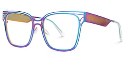 Dacarine Square Iridescent Glasses3