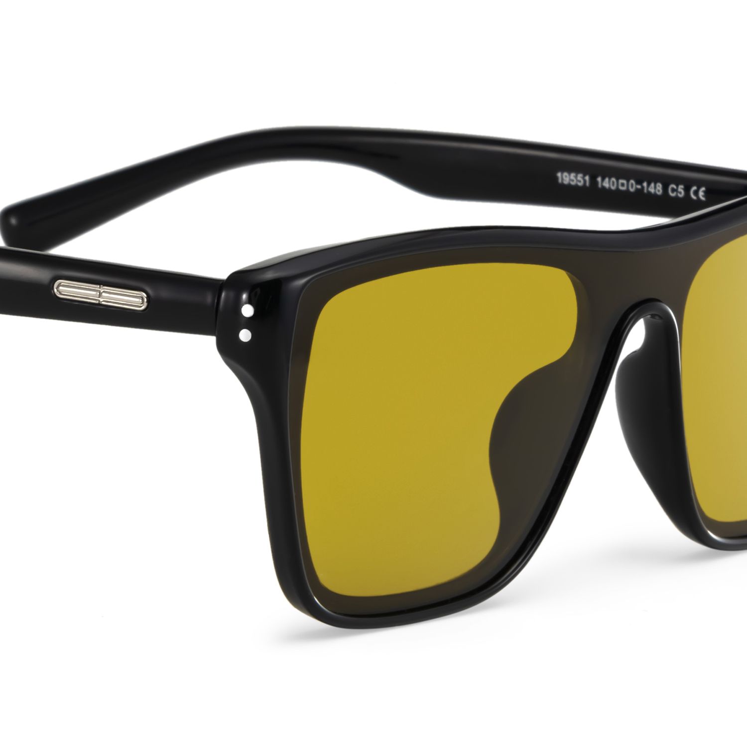 Paloma Black Aviator Polarized Sunglasses Online | Zeelool4