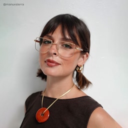 Felicity Geometric Gold Yellow Glasses8