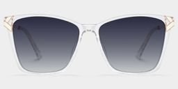 Tricee Square Clear Glasses0