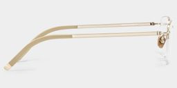 Carson Rectangle Light Gold Glasses4