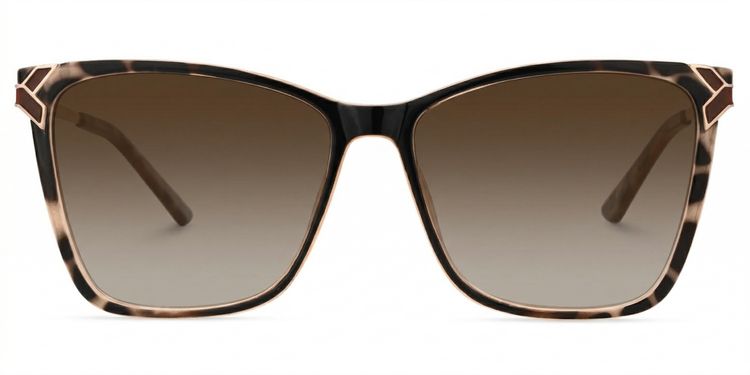 Tricee Square Tortoise Glasses