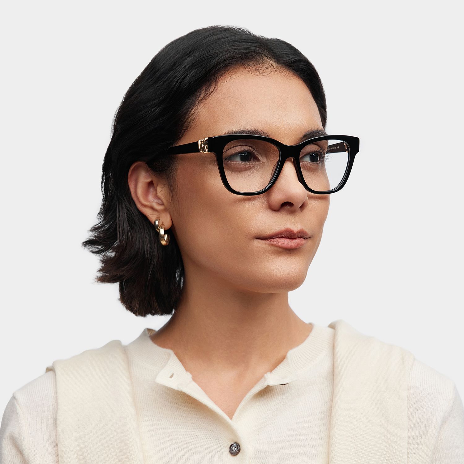 Square Black Eyeglasses- Julian Acetate Frame Glasses1
