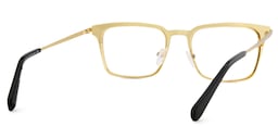 Chaney Rectangle Gold Glasses5