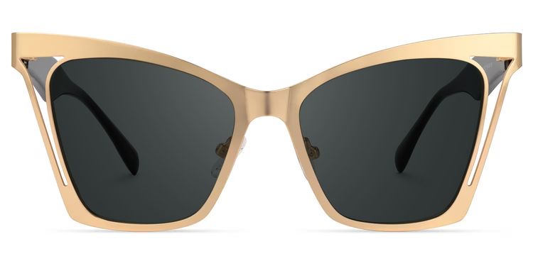 Adarsh Cateye Gold Glasses