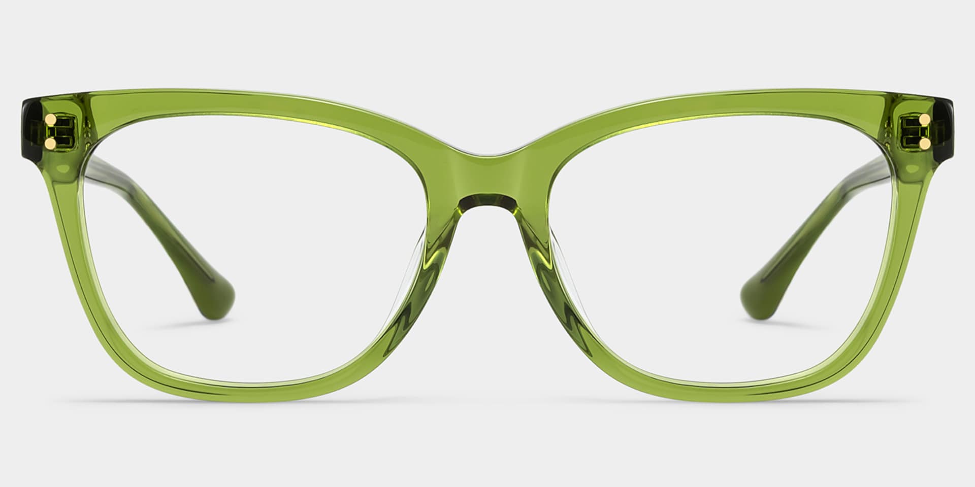 Vivienne Green Frame Glasses with Rectangle Frame Online | ZEELOOL3
