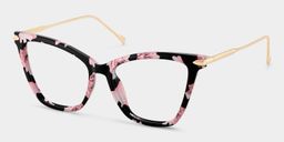 Hilary Butterfly Pink Floral Glasses2