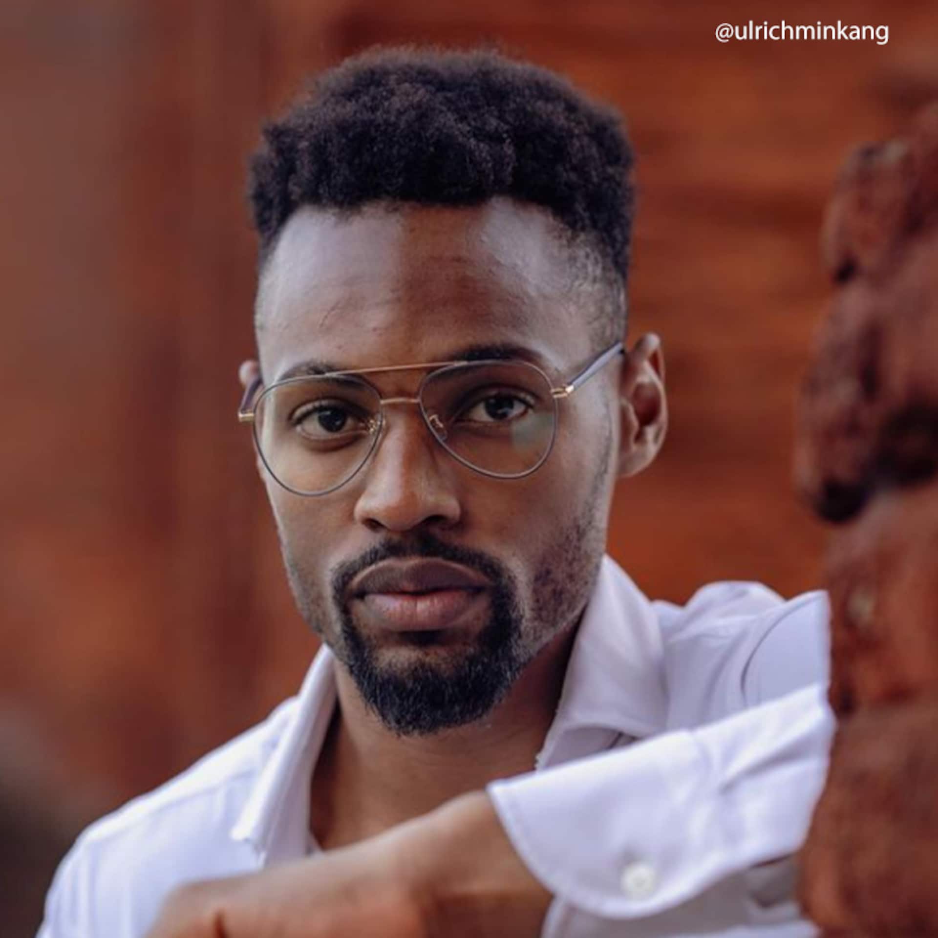 Paige Aviator Black-Gold Glasses | Zeelool Glasses8