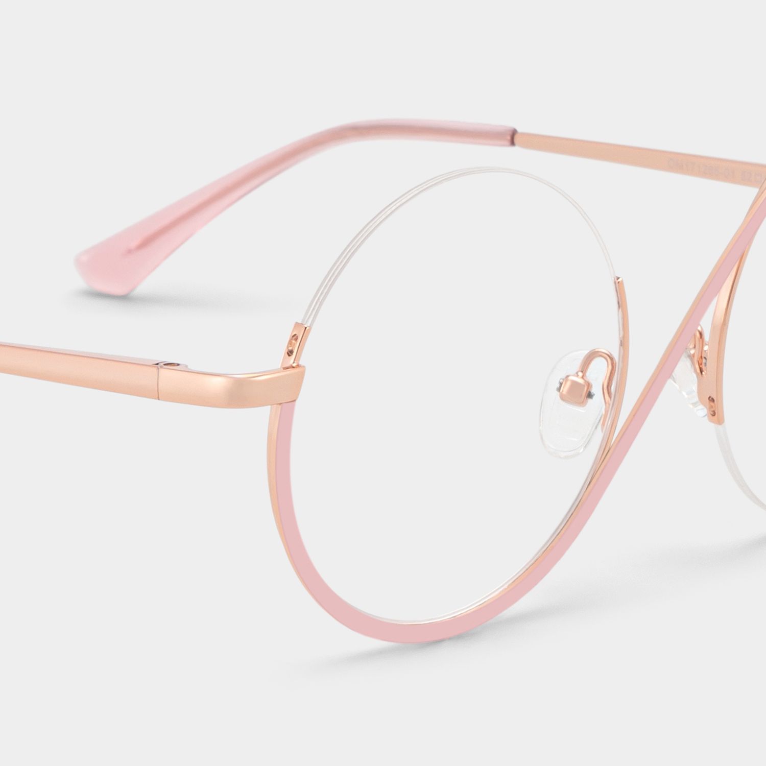 Flozif Round Pink Glasses deals -Zeelool Glasses4