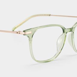 Florence Rectangle Green Glasses5