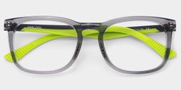 Glide Square Gray Green Glasses2