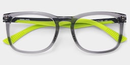 Glide Square Gray Green Glasses2