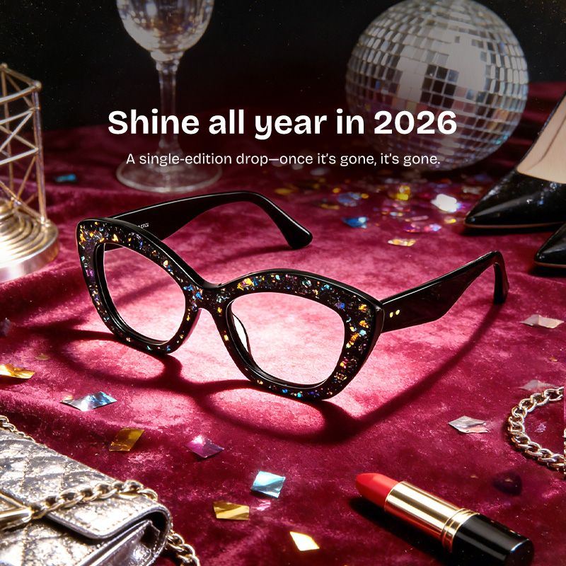 Giselle  Cat-eye Black Glasses