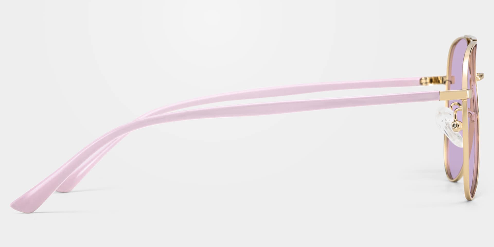 Paige Aviator Rose-Gold Glasses | Zeelool Glasses5