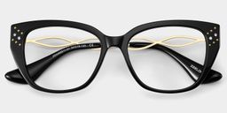 Alma Butterfly Black Glasses3