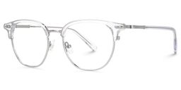 Geno Browline Clear Glasses1