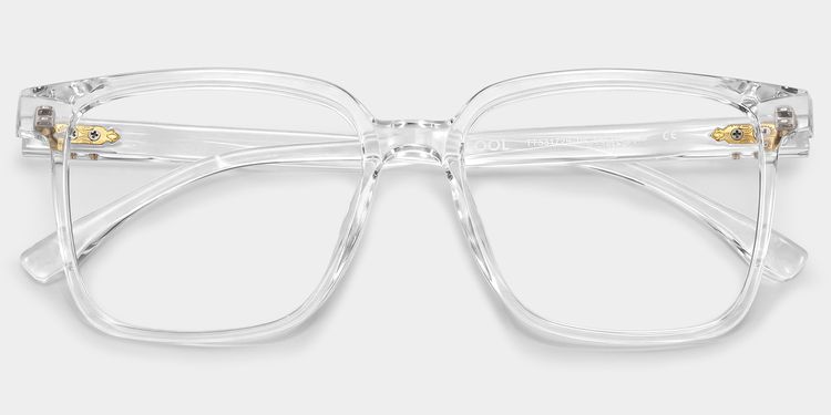 Contreras Square Clear Glasses