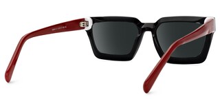 Kady Rectangle Black Glasses3