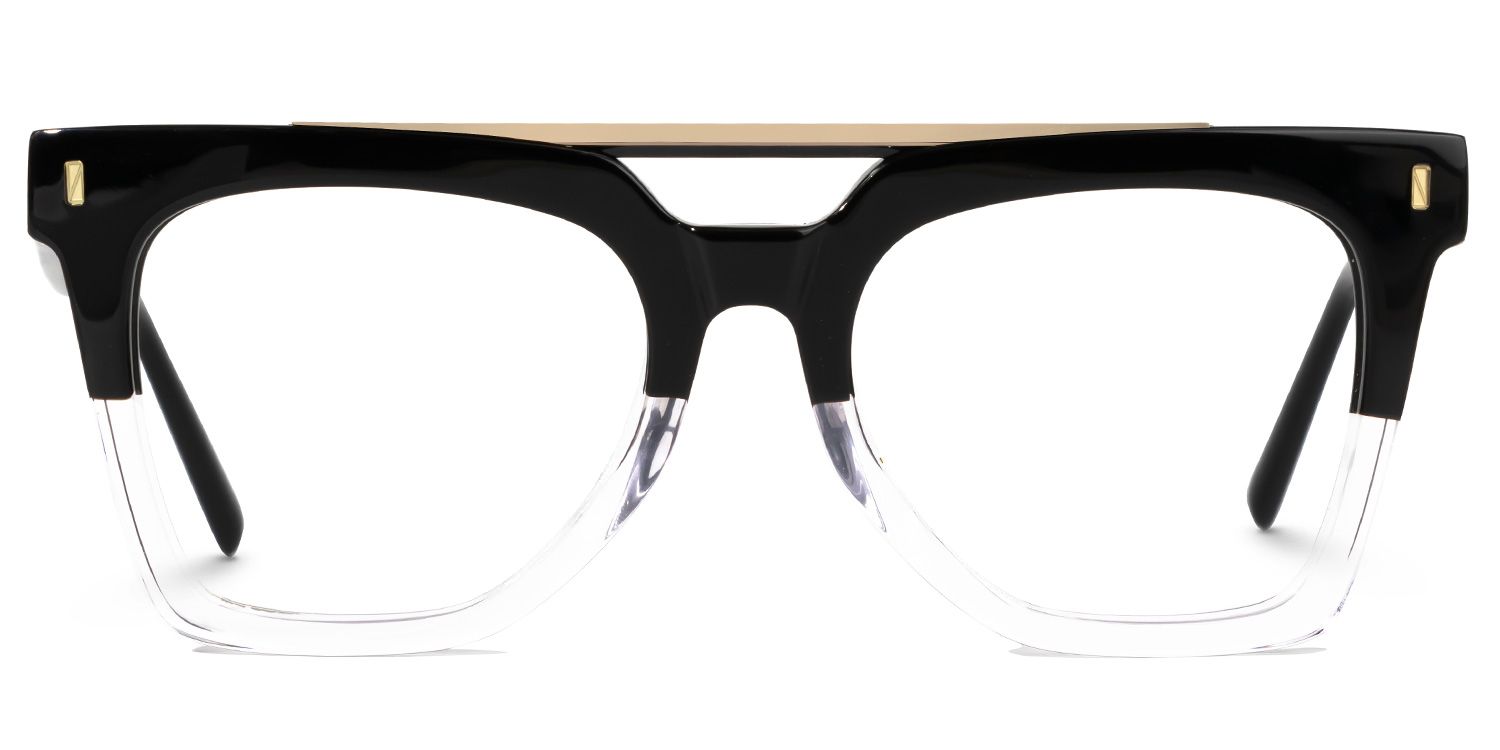 Marin Aviator Black-Clear Glasses0