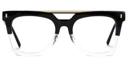 Marin Aviator Black-Clear Glasses0