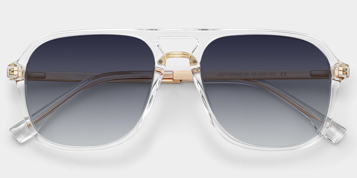 Kilworth Tr90 Clear Frame Sunglasses | ZEELOOL
