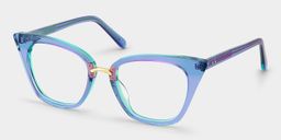 Martha Light-Blue Cat eye Glasses2
