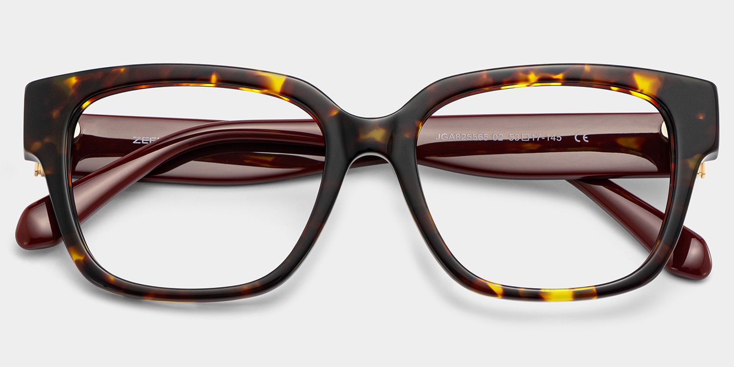 Blake Tortoise Square Glasses | Retro Campus Athleisure4
