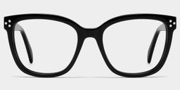 Scarlett Square Black Glasses1