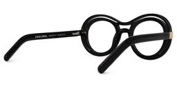 Texidor Round Black Glasses3