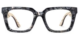 Cabdi Square Gray Glasses0