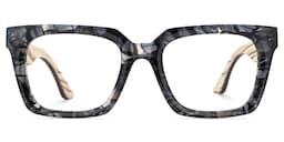 Cabdi Square Gray Glasses0