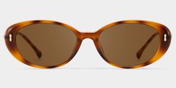 Blaire Oval Tortoise Glasses0