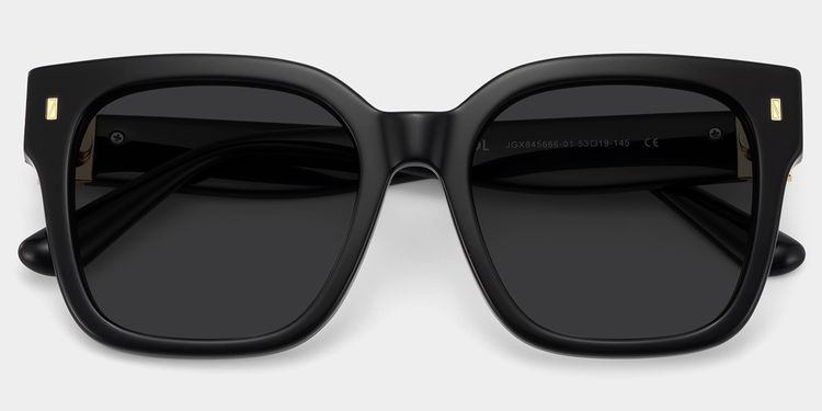 Scicluna Black Square Sunglasses