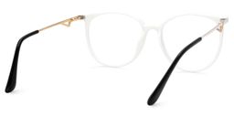 Chanty Round White Glasses3