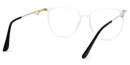 Chanty Round White Glasses3