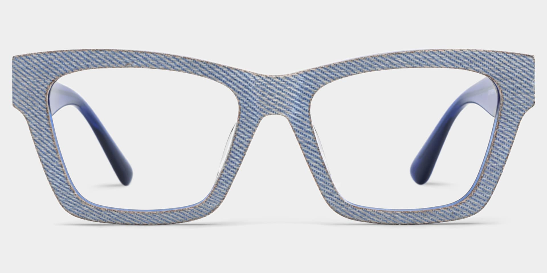 Cecilia Blue Frame Glasses with Rectangle Frame Online | ZEELOOL1
