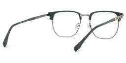 Zaira Browline Dark-Green Glasses4