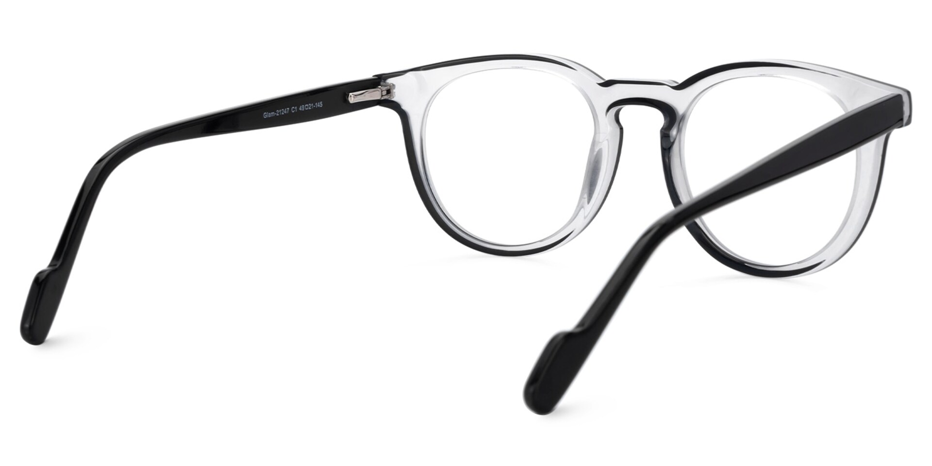 Suzette Eyeglasses in Round Two-Tone Frame | Zeelool3
