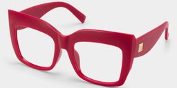 Alberta Cat Eye Red Glasses2