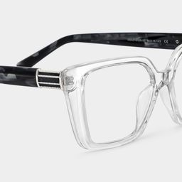 Emery Clear Square Glasses5