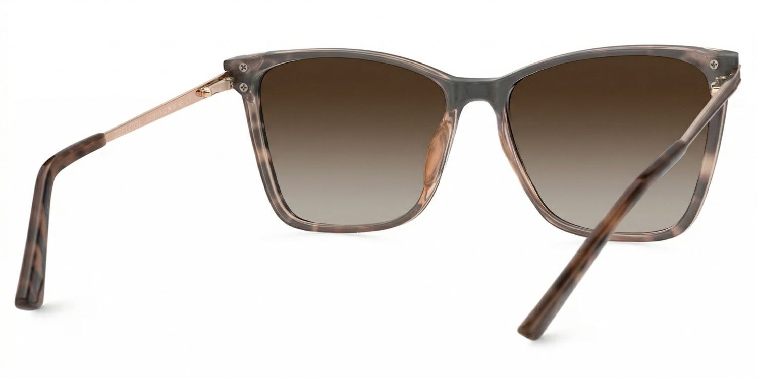 Tricee Tortoise Square Polarized Sunglasses for Driving | ZEELOOL3
