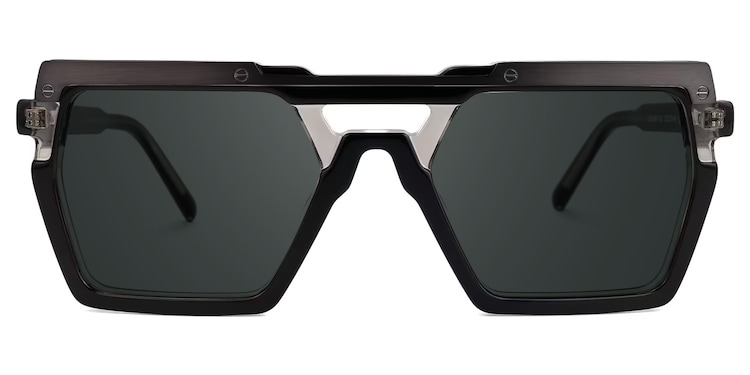 Ferguson Square Black Glasses