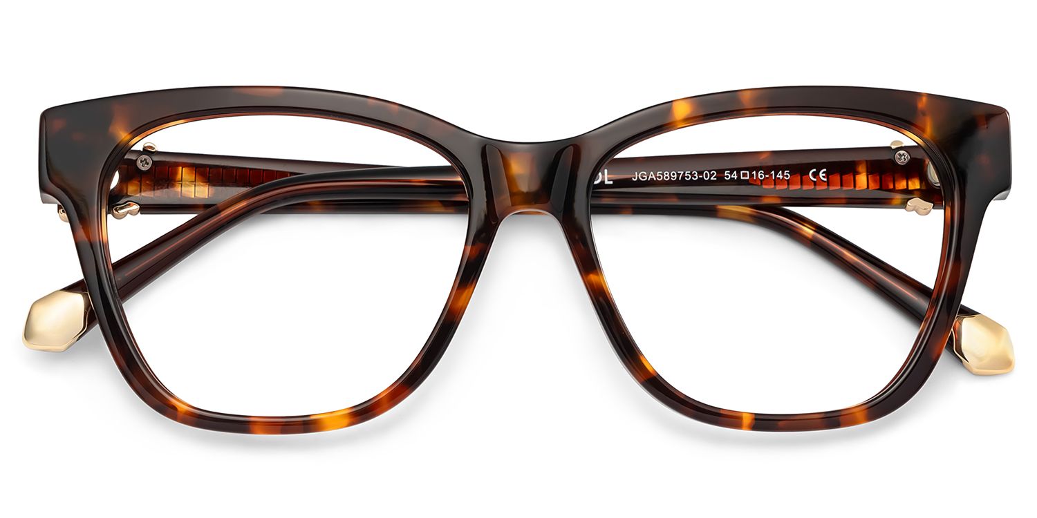 Square Tortoise Eyeglasses- Julian Acetate Frame Glasses6