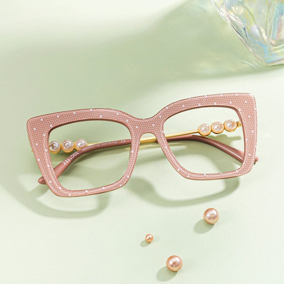 Monalisa Thick Brown Glasses in Square Design | Zeelool0