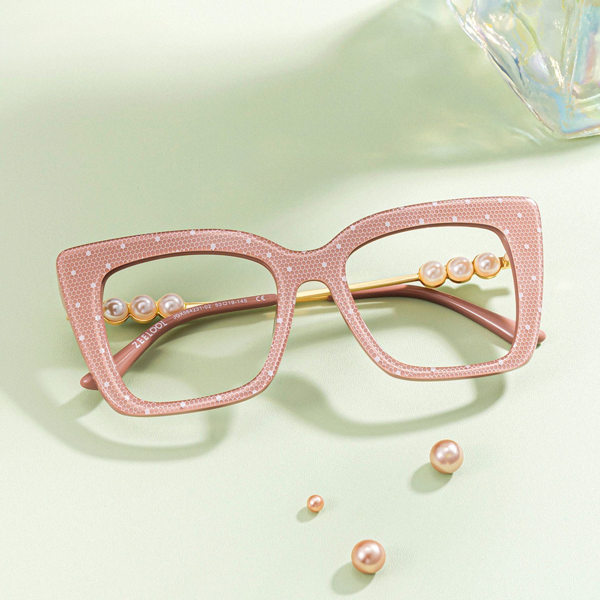 Monalisa Thick Brown Glasses in Square Design | Zeelool0