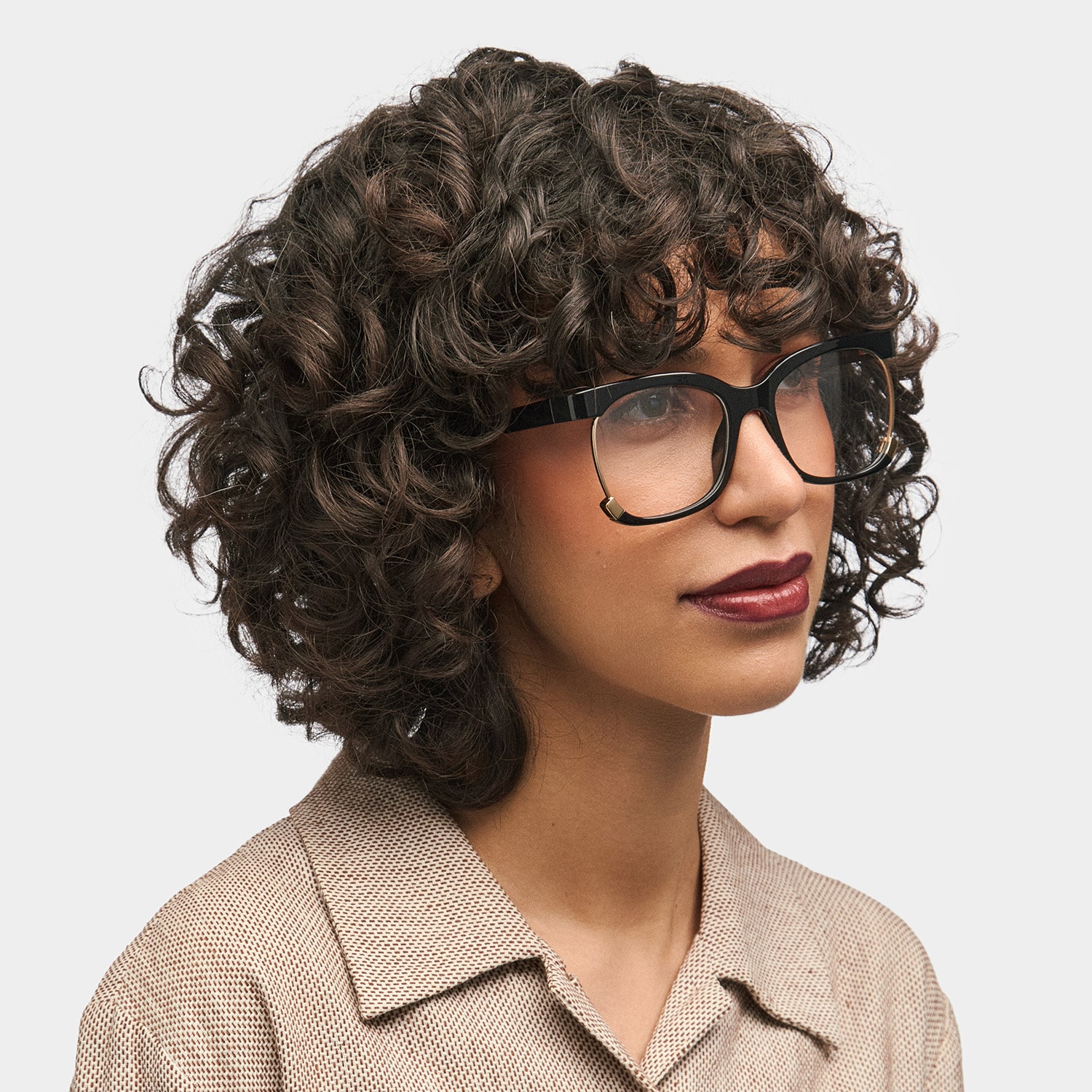 Obando Square Black Glasses1